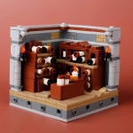 MOC Keskaja Ehitusklotside Komplekt Rippuv Puur Giljotiin Loss Purskkaev L&otilde;ke Telk Teadetetahvel H&auml;rjavanker Vanker Kingitus M&auml;nguasi