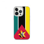 Coque iPhone &ndash; Drapeau Mosambique &ndash; iPhone 13 Pro &ndash; Supp &ndash; Mitmev&auml;rviline &ndash; Vertikaalne