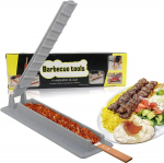 Kebabi valmistamise vorm Plastikust kabobi valmistamise press Grillliha varras K&auml;sitsi kebabi valmistamise t&ouml;&ouml;riist BBQ vidin Plastikust kebabi pressvorm