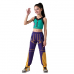 T&uuml;drukute K Pop laulja Zoey Halloweeni kost&uuml;&uuml;m Laste lavaesinemise riietus Laste koolikarnivali peo rollim&auml;ngukost&uuml;&uuml;m 130cm sinine