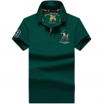 Kvaliteetne meeste ehtsast Paul polo s&auml;rk - L&uuml;hikeste varrukatega, Suvine krae, 100% puuvill, Saadaval pluss suurused 180/XL (145-160 jin)