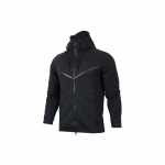 Nike Sportswear Tech Fleece Windrunner Kapuutsiga S&auml;rk Meeste pealisr&otilde;ivad Must 805145-010 M