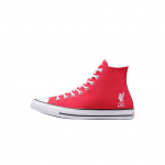Liverpool FC. x Converse Chuck Taylor All Star High J&auml;rgmise P&otilde;lvkonna Unisex Tossud Punane Tomat Valge A07260C 41