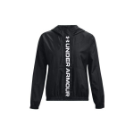 Under Armour &Uuml;hev&auml;rviline Tr&uuml;kitud Kirjaga Lukuga Huppari Vintage Jakk Naiste jakid Must 1369845-001 S