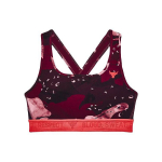 Under Armour Project Rock keskmise intensiivsusega spordirinnahoidja naistele S&uuml;gavpunane 1369947-626 XS