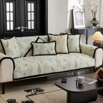 &Scaron;enill-diivanipadi Four Seasons Jacquard-padjakate r&auml;tik Kerge luksuslik kaasaegne diivanikate 70*70cm