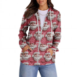 Naiste kapuutsiga dressipluusid Trendikad topid Vabaaja s&uuml;gisemood Pikkade varrukatega taskutega pusa Pullover Kerge L roosa