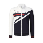 FILA Retro Spordijope Mugav V&auml;rviplokk Seisukrae Pikkade Varrukatega Meeste Jope Kuninglik-Sinine A11M443507F-NV XL white