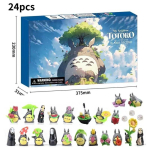 Totoro j&otilde;ulunukk Mudel 24 P&auml;eva Countdown Advendikalender M&auml;nguasi P&uuml;hade Kingitus Totoro A