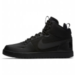 Nike Court Borough Mid Winter Triple Black Tossud AA0547-002 40.5