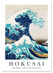 Plakat Hokusai wielka fala 30x40 cm