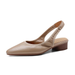 Moodsad Uued Ehtsad Nahast Sandaalid Lambanahast Suvised Sandaalid Varbaid Katvad Madala Kontsaga Sandaalid Naistele Paksude Kontsadega Kingad Sandalias De Mujer 34