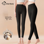 Urban Beauty Women's Cashmere Silk Seamless Thermal Leggings L