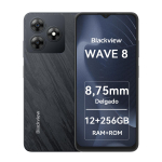 Taastatud Blackview WAVE 8 Android 14 12GB 256GB nutitelefon 4+256 must