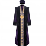 Anime Albus Film Cos Brian Dumbledore Cosplay Kost&uuml;&uuml;m T&auml;iskasvanud Mehe R&otilde;ivad Albus Dumbledore Cosplay Riided Halloweeni Peo &Uuml;likond 3XL 65-70kg punane