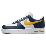 Nike Air Force 1 07 Reljeefne Hoops - Tume Obsidiaan Meeste Tossud Sinine Valge &Uuml;likoolikuld FJ4209-400 42
