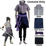 Anime Uchiha Sasuke Cosplay Riietus Halloweeni Kost&uuml;&uuml;m Peo Rollim&auml;ngu Vorm Comic Riietus Riietus XXL&Naruto gray