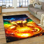 27 Stiili Charizard Charmander Tule-Pokemon Joonisfilm Dracaufeu Vaip Vaip Magamistoa elutoa Kodu Diivani Kaunistus, P&otilde;randamatt 40x60cm( 15x23in )