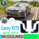 for Toyota Camry 2018~ XV70 4PCS Front Rear Car Fender Mudguard Mud Flaps Guard Splash Flap Car Fit SE XSE