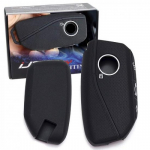 Black Soft Silicone Smart Key Fob Cover For 23+ BMW X5 X6 X7 iX i5 i7 5 7 Series