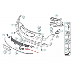 51117184691 51117184692 Auto Esip&otilde;rkeraua Iluv&otilde;rede Katete Paar BMW 6. Seeriale E63 E64 2007-2010 Facelift must