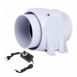 652F suitsueemaldaja kanaliventilaator 110mm PVC V&otilde;imas kanalist v&auml;ljat&otilde;mbetoru ventilaator T&auml;iuslik restoranide ja t&ouml;&ouml;kodade vannitoa jaoks