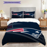 New England Patriotsi Muster Voodipesu Tekikott Komplekt Tekikott Padjap&uuml;&uuml;r Kodu Kaunistus S&uuml;nnip&auml;evakingitus (1 * tekikott + 2 * padjap&uuml;&uuml;ri, ilma s&uuml;damikuta) 135x200cm black