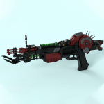 835 tk MOC Ray Gun Mark 2 ehitusklotsid J&otilde;ulukingitus DIY V&auml;rvituvastuse valgustusm&auml;nguasjad