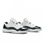 Air Jordan 11 Retro GS Emerald 528896-145 EU 35.5 valge/smaragdroheline