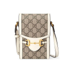 Gucci Horsebit 1955 minikott beež/eebenipuu/valge unisex &otilde;lakott pruun 625615-92TCG-9761 Basic Set (Bag+Dust Bag)