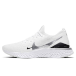 Nike Epic React Flyknit 2 'White Metallic Silver' Naiste CQ5411-140 35.5