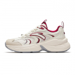 Anta Galaxy Slip Resistant, Abrasion Resistant, Height Increasing Low top Casual Shoes Women's White Red 922618839-1 36