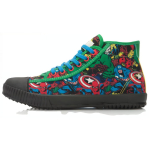 Li Ning Slip Resistant, Lightweight, And Breathable High top Skateboard Shoes Women's Black Green ALAK124-3 39