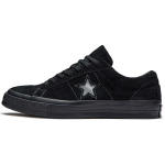 Converse One Star Suede OX Slip Resistant, Lightweight, And Breathable Low top Skateboard Shoes Unisex Black 165956c 35 black