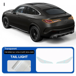 Mercedes GLC X254 Coupe 2024 2025 Esitulede Tagasivaatepeegli Tagatulede B-piilarite TPU Kaitsekile Kriimustusvastane Eelt&ouml;&ouml;deldud L&auml;bipaistev PPF Transparent Film
