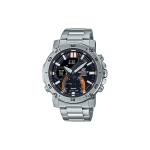 CASIO Meeste EDIFICE H&otilde;bedane Kell ECB-20YD-1A ECB-20YD-1A Black Dial Silver Strap