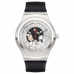 SWATCH Automaatne Mehaaniline Liikumine 30m Veekindlus Meeste Kell Kell 42mm Skelett-tahvel YIS431 Skeleton Dial