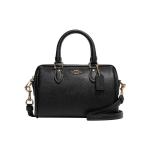 K&auml;ekott Rowan 18, t&otilde;mblukuga, Crossgrain nahast, k&auml;es kantav, &otilde;lakott, crossbody kott, v&auml;ike naiste kott, must CH157-IMBLK Basic Set (Bag+Dust Bag) black