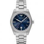 Emporio Armani Federico Sinine Roostevabast Terasest Meeste Kvartsikell AR11620 sinine