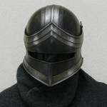 Keskaegne Mustendav Sallet Kiiver K&auml;sit&ouml;&ouml;na Valmistatud Terasest Cosplay Kiiver Visiiriga LARP R&uuml;&uuml;tli Kiiver 15. Sajandi &Uuml;rituse Peo Kiiver