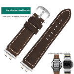 Uuenduslik roostevabast terasest adapteri kellarihma pistik Casio GSHOCK GMW-B5000 GM-B2100 jaoks universaalne Ehtne nahast kellarihm 22mm GMW-B5000 black
