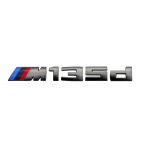 BMW M 5.5cm Kleebis M135I M240D M340I M550D M440D M135D M760LI M140D Muudetud Digitaalne Kubatuur Standardne ABS Tagumine Logo