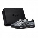 Adidas BARREDA 811 Tootmine, Nullsuhkur Must Seesam, Spetsiaalne Kingakarp Libisemisvastased Madalad Saksa Armee Treeningjalatsid KH6999(Team80-S-BOX) 36