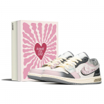 Jordan Air Jordan 1 Madalad Vintage Korvpallijalatsid GS H&otilde;bedane Pulberhall 553560-053(TeamA-S-BOX) 36.5