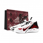 Nike G.T. Jump Academy Cushioning Abrasion Resistant High top Basketball Shoes Men's Black Red HF1804-100(Team1556--BOX) 40.5