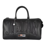Jordan 25L Moodne Spordis&uuml;ntetilisest Nahast T&otilde;mblukuga Reisi-Kott Unisex Kotid Must JD2613045AD-003 Black