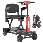 iScooter X11 Kokkupandav Neljarattaline T&otilde;ukeratas Sobib Eakatele/Puudega Inimestele 7KM/H 250W Mootor 24V 15.6AH Aku S&otilde;iduulatus 30KM Elektriroller Four-Wheel Scooter X11 must