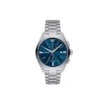 Emporio Armani kvartsikell roostevabast terasest rihm 43 mm sinine sihver 50 m veekindel moodne meeste kell AR11541 Regular Watch Box