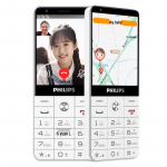 Philips E6808 4G funktsioonitelefon &otilde;pilastele ja eakatele (CN versioon) Video Call + GPS Positioning