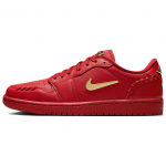 Jordan 1 Low Tootmisviis Gym Red Metallik Kuld Naiste FN5032-607 38.5